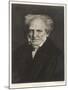 Arthur Schopenhauer German Philosopher-null-Mounted Art Print