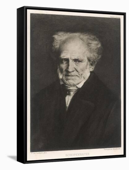 Arthur Schopenhauer German Philosopher-null-Framed Stretched Canvas