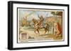 Arthur Sends Parsifal Off in Quest of Adventure (Abenteuer)-null-Framed Art Print