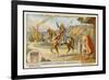 Arthur Sends Parsifal Off in Quest of Adventure (Abenteuer)-null-Framed Premium Giclee Print