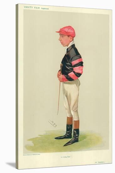 Arthur Templeman, a Rising Star, 7 November 1906, Vanity Fair Cartoon-Sir Leslie Ward-Stretched Canvas