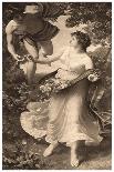 Flora and Zephyr, 1903-Arthur Trevethin Nowell-Framed Giclee Print