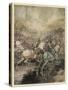 Arthur Uses Excalibur-Arthur Rackham-Stretched Canvas