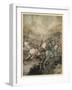 Arthur Uses Excalibur-Arthur Rackham-Framed Art Print