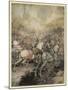 Arthur Uses Excalibur-Arthur Rackham-Mounted Art Print