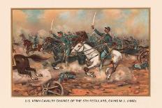 Uniforms: 4 Cavalry, 2 Engineers, 1 Hospital, 2 Staff, 2 Signal Corps, 1899-Arthur Wagner-Art Print