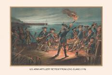 U.S. Army, Artillery Retreat from Long Island, 1776-Arthur Wagner-Art Print