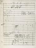 Manuscript Score for King David-Arthur Walker Redgate-Giclee Print