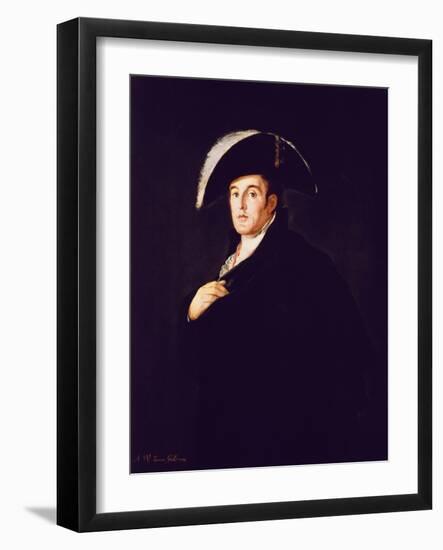 Arthur Wellesley, 1st Duke of Wellington, 1812-Francisco de Goya-Framed Premium Giclee Print