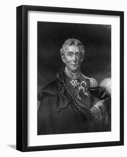 Arthur Wellesley, 1st Duke of Wellington, British Soldier and Statesman, 19th Century-Lightfoot-Framed Giclee Print