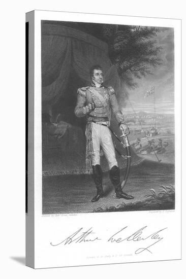 Arthur Wellesley, 1st Duke of Wellington, C1803-Robert Home-Stretched Canvas