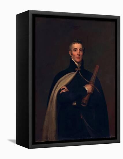 Arthur Wellesley, Duke of Wellington, with a Telescope-Thomas Lawrence-Framed Stretched Canvas