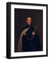 Arthur Wellesley, Duke of Wellington, with a Telescope-Thomas Lawrence-Framed Giclee Print