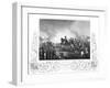 Arthur Wellesley, Duke of Wellington, with His Staff at the Battle of Waterloo, 18 June 1815-null-Framed Giclee Print