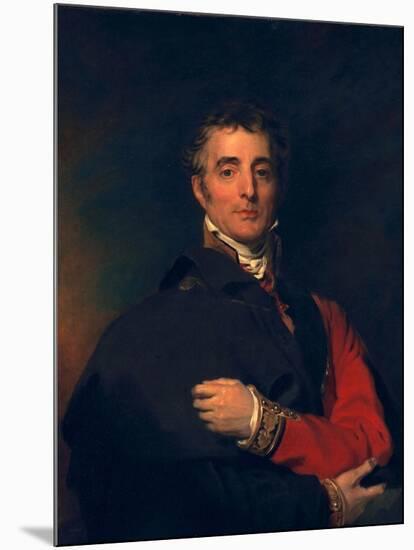 Arthur Wellesley, Duke of Wellington-Thomas Lawrence-Mounted Giclee Print