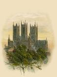 Salisbury Cathedral, from the Bishop's Palace-Arthur Wilde Parsons-Giclee Print