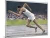 Arthur Wint (Jamaica) Sets the 400 Metre Record-null-Mounted Art Print