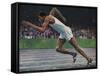 Arthur Wint of Jamaica Winning the Gold Medal for the 400m Race at the 1948 London Olympic Games-null-Framed Stretched Canvas