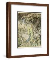 Arthurian, Guinevere-Arthur Rackham-Framed Photographic Print