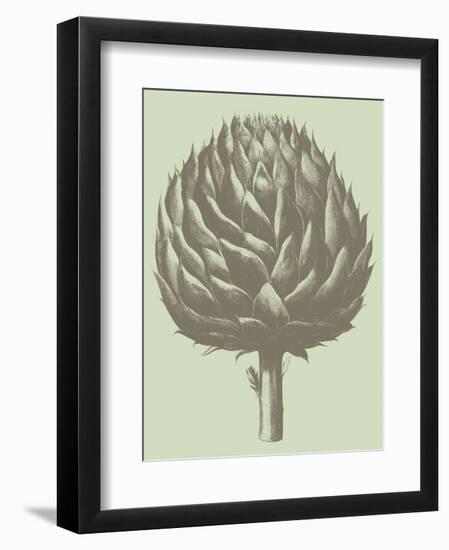 Artichoke 11-Botanical Series-Framed Art Print