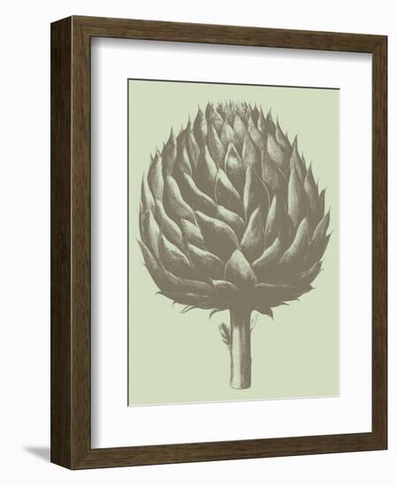 Artichoke 11-Botanical Series-Framed Art Print