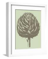 Artichoke 11-Botanical Series-Framed Art Print