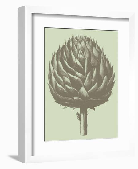 Artichoke 11-Botanical Series-Framed Art Print