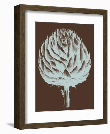 Artichoke 17-Botanical Series-Framed Art Print