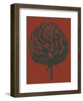 Artichoke 9-Botanical Series-Framed Art Print