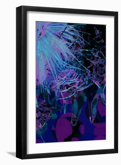 Artichoke_abst_vert3 (digital)-Scott J. Davis-Framed Giclee Print