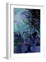 Artichoke_abst_vert4 (digital)-Scott J. Davis-Framed Giclee Print