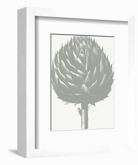 Artichoke (Ivory & Sage)-Botanical Series-Framed Art Print