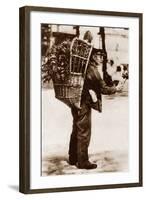 Artichoke Seller, Paris, 1900-null-Framed Photographic Print