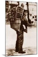 Artichoke Seller, Paris, 1900-null-Mounted Photographic Print