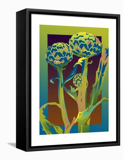 Artichoke-David Chestnutt-Framed Stretched Canvas