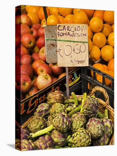 Artichokes in Campo Dei Fiori-Stefano Amantini-Stretched Canvas