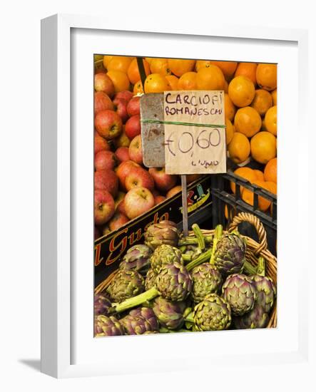 Artichokes in Campo Dei Fiori-Stefano Amantini-Framed Photographic Print