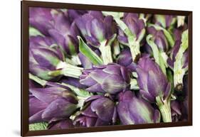 Artichokes in Mass at Venice Farmers Market, Italy-Terry Eggers-Framed Photographic Print