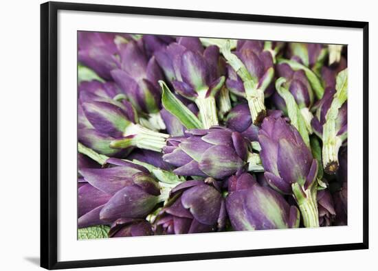 Artichokes in Mass at Venice Farmers Market, Italy-Terry Eggers-Framed Premium Photographic Print