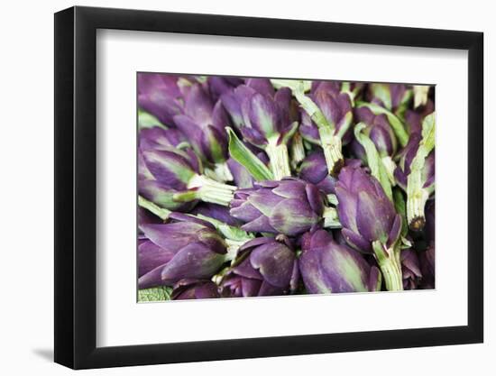 Artichokes in Mass at Venice Farmers Market, Italy-Terry Eggers-Framed Photographic Print