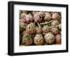 Artichokes in the Market, Venice, Veneto, Italy-Michael Busselle-Framed Photographic Print