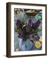 Artichokes, Italy, Europe-Nico Tondini-Framed Photographic Print