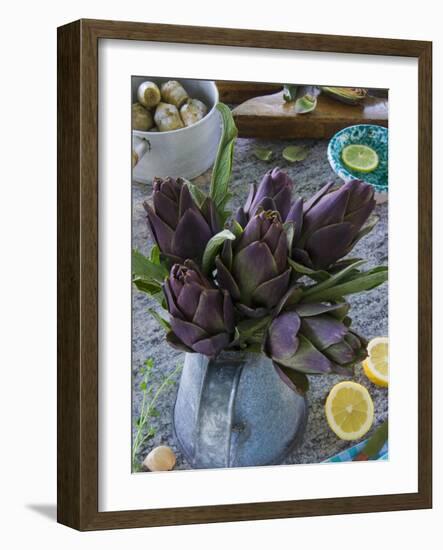 Artichokes, Italy, Europe-Nico Tondini-Framed Photographic Print