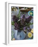 Artichokes, Italy, Europe-Nico Tondini-Framed Photographic Print