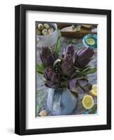 Artichokes, Italy, Europe-Nico Tondini-Framed Premium Photographic Print