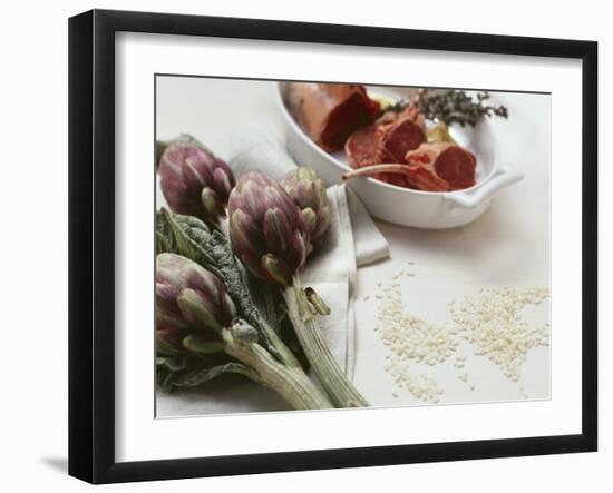 Artichokes, Lamb, Rice-Eising Studio - Food Photo and Video-Framed Photographic Print