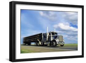 Articulated Lorry-Alan Sirulnikoff-Framed Photographic Print