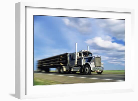 Articulated Lorry-Alan Sirulnikoff-Framed Photographic Print