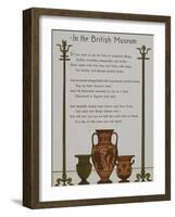 Artifacts in the British Museum. Illustration From London Town'-Thomas Crane-Framed Giclee Print