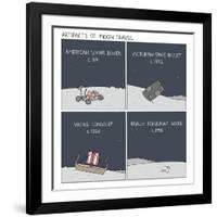 Artifacts of Moon Travel-Reza Farazmand-Framed Art Print